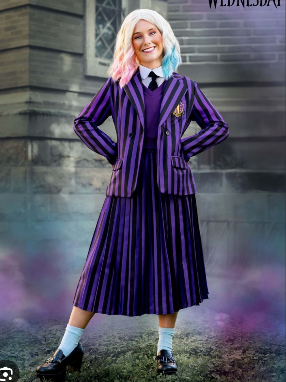 Kid’s Spirit Halloween Wednesday Nevermore ( Enid ) Costume